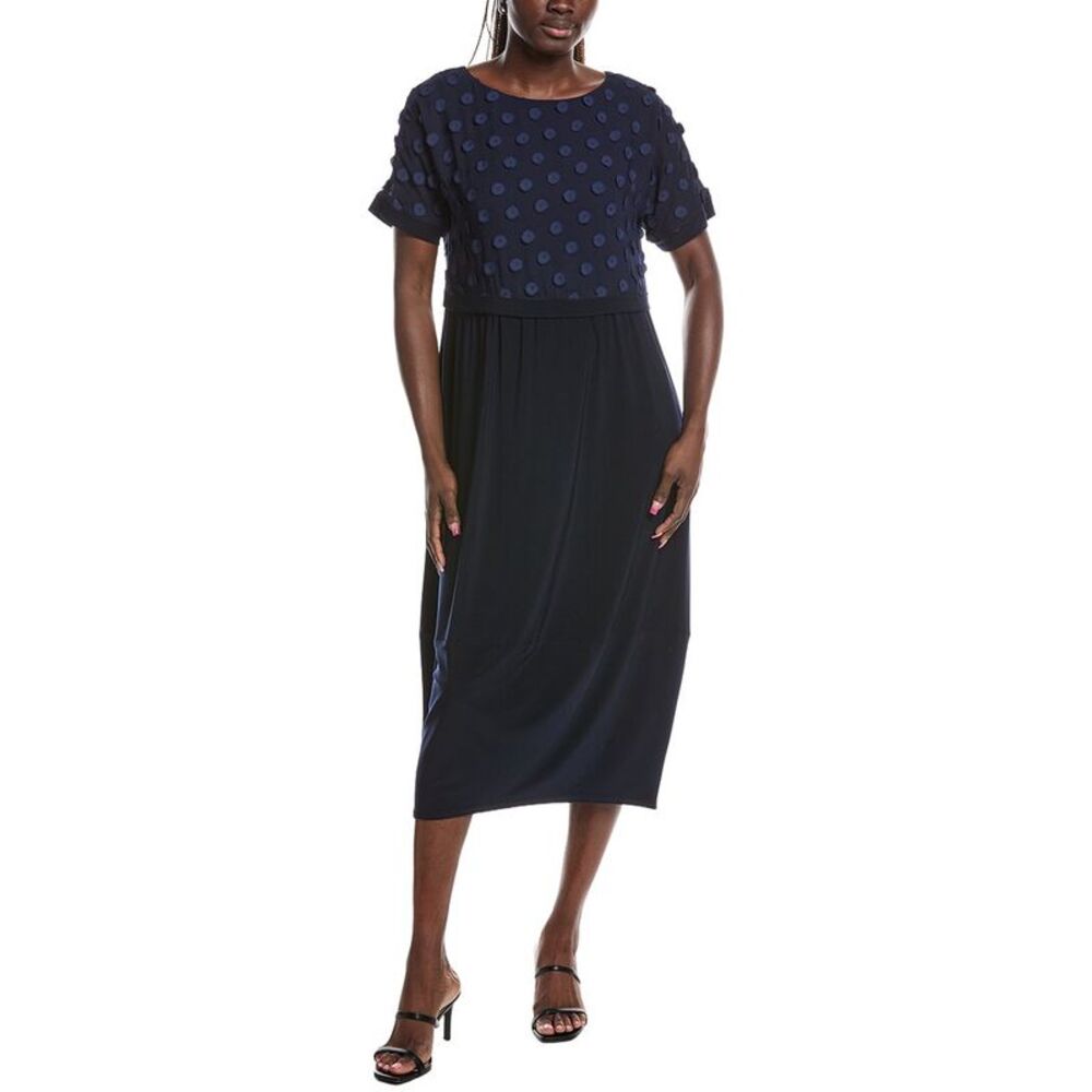 Joseph Ribkoff Womens Midi Dress, Blue
